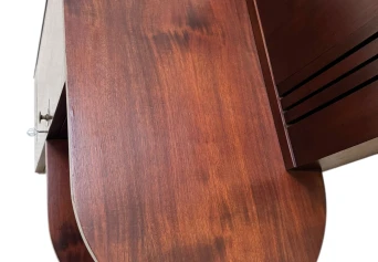 Art Deco Cabinet or Dry Bar with Clock, 1930s